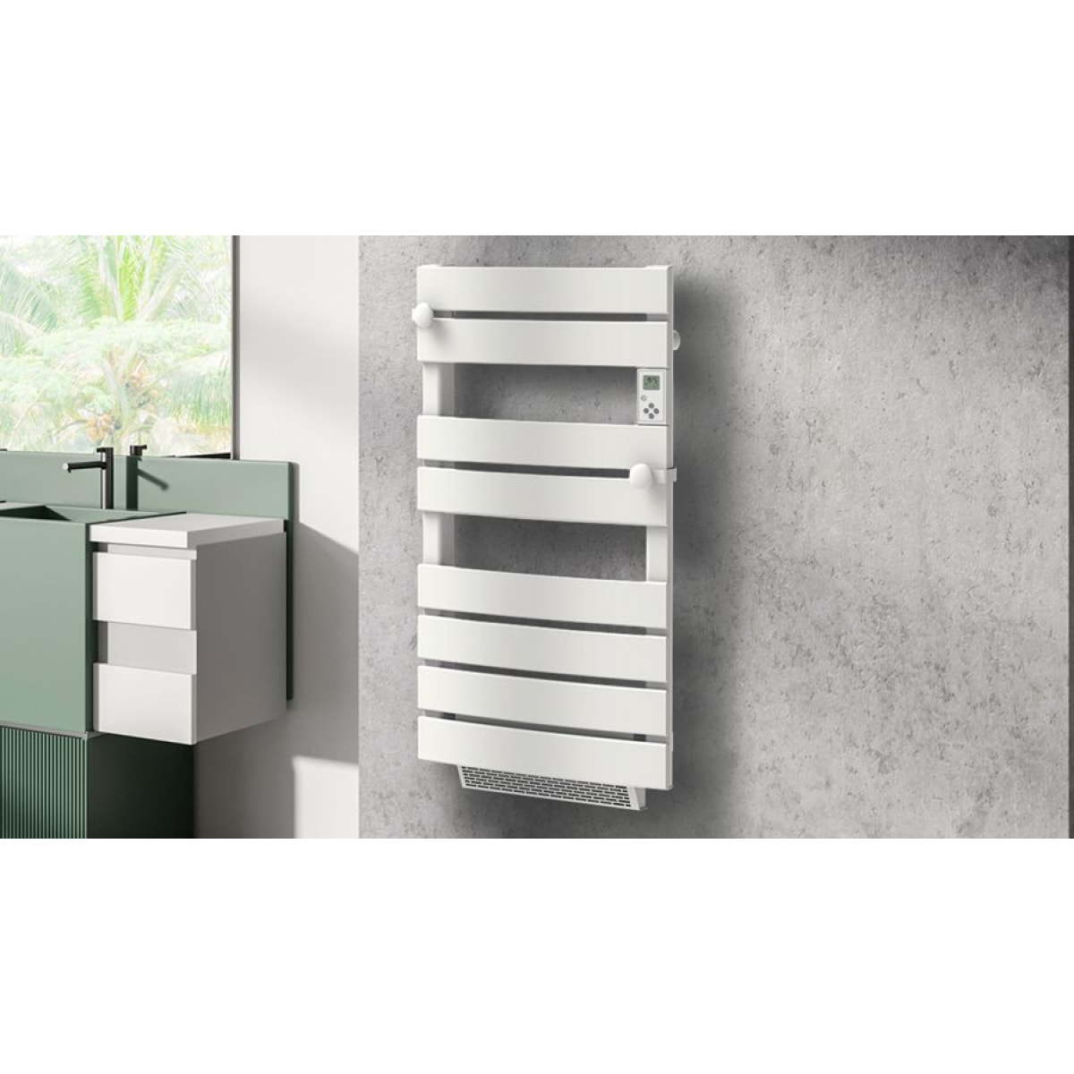 Radiateur seche-serviette 600w soufflerie 1000w