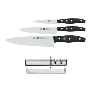 Set de 3 Couteaux, Aiguiseur Twinsharp