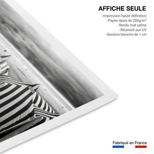 Poster tente de plage, 528 Affiche seule