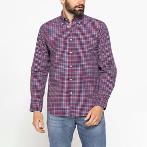 CAMICIA BUTTON-DOWN CON MANICA LUNGA E TASCHINO