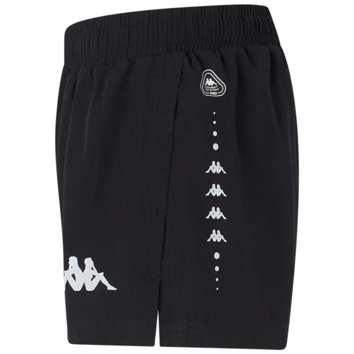 Kappa - Pantalones cortos Mujer Negro - Kombat Run Fesab