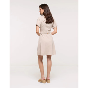 Vestido Corto Beige - Ilice II