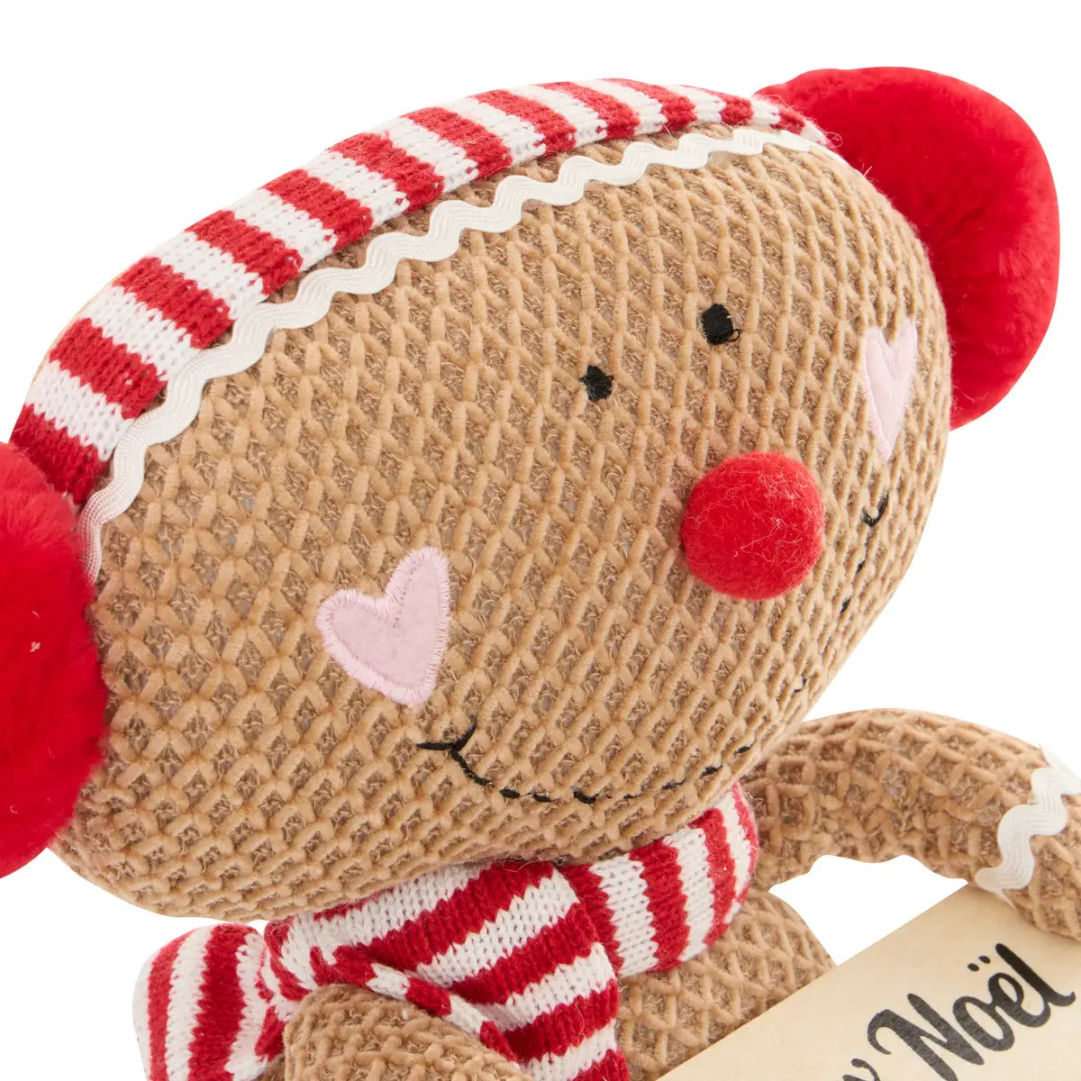 Bonhomme de Noël en pain d'épices Pimi assis H. 46 cm
