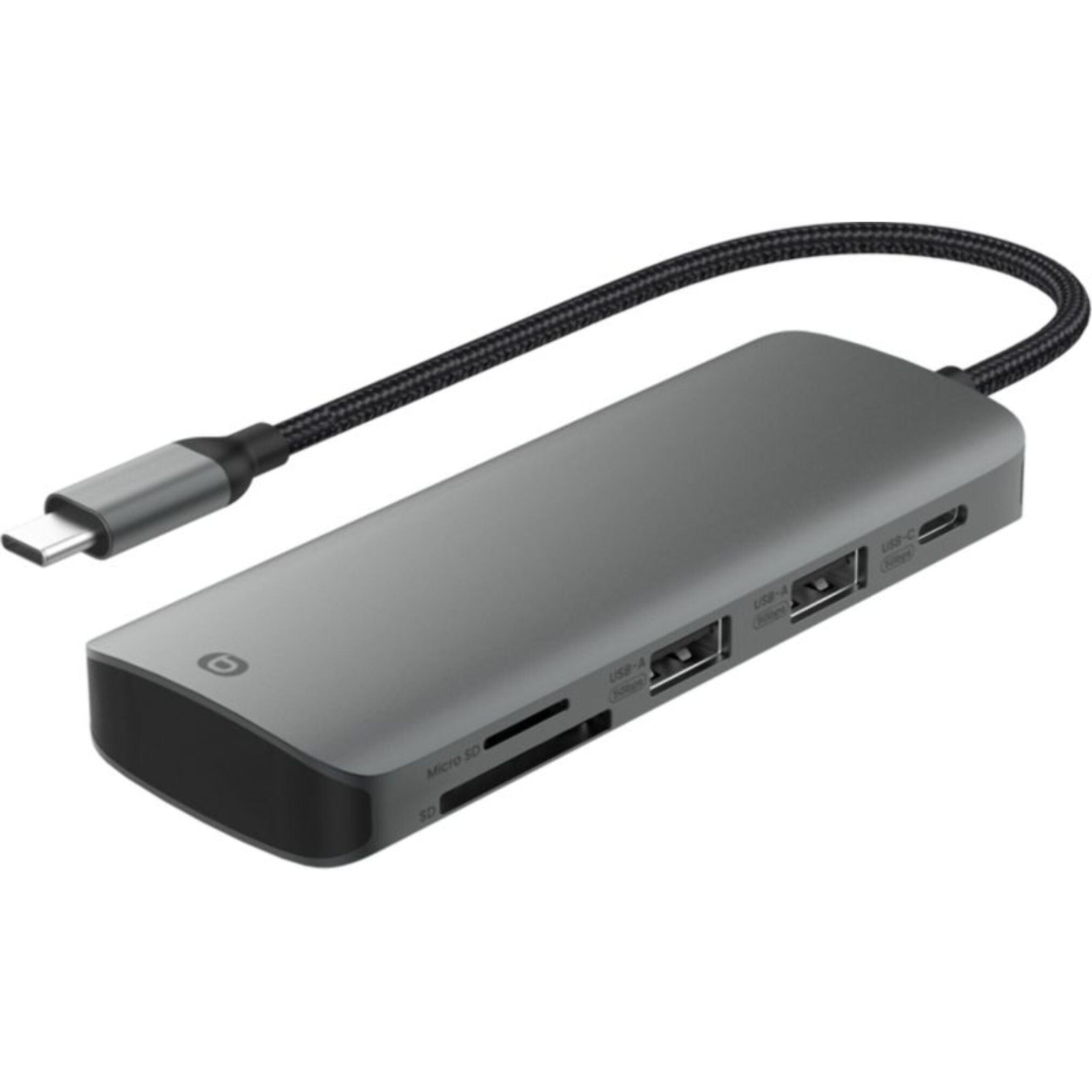 Hub USB C ESSENTIELB 7 en 1 2 USB-A + 3 USB-C + 2 ports SD