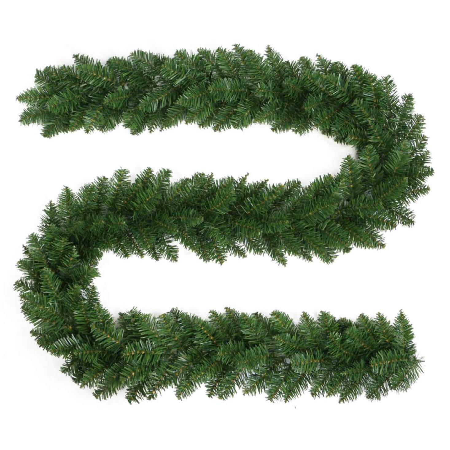 Ghirlanda di Natale verde 270 cm