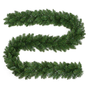 Ghirlanda di Natale verde 270 cm