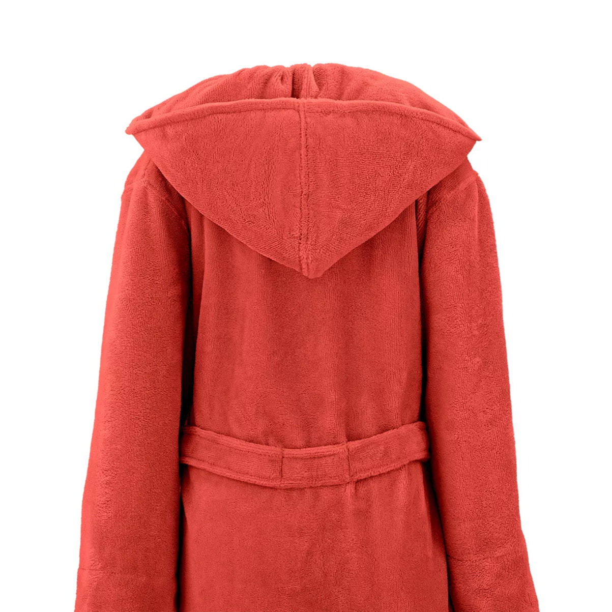 Peignoir enfant coton mélangé 300 g/m² uni rose Teddy corail