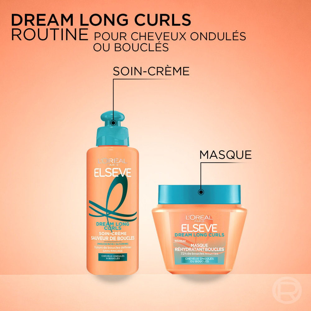 L'Oréal Paris Elseve Dream Long Curls Masque Réhydratant Boucles 290ml