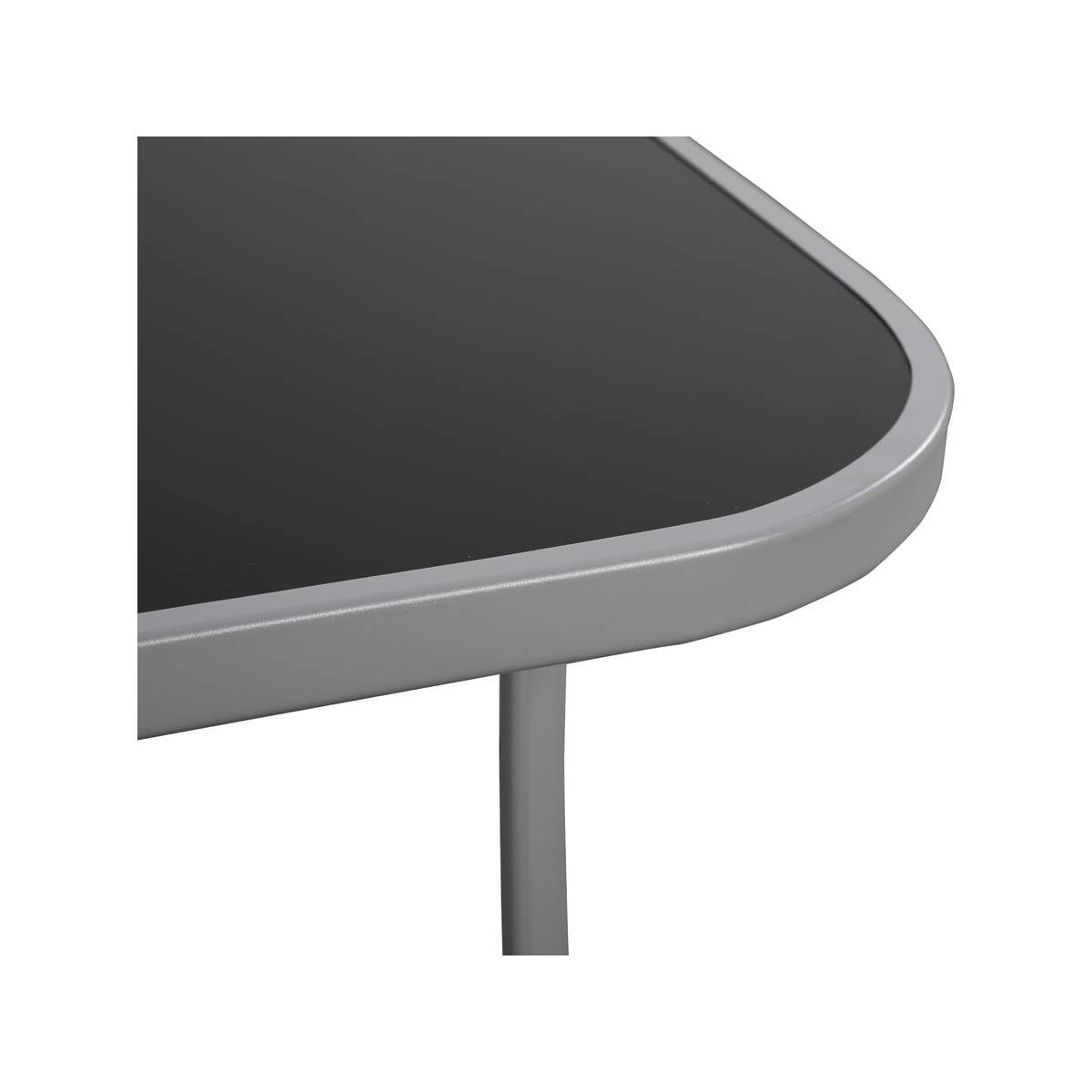 Table de jardin "Cordoba" - 6 places - Argenté