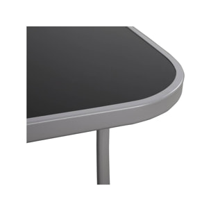 Table de jardin "Cordoba" - 6 places - Argenté