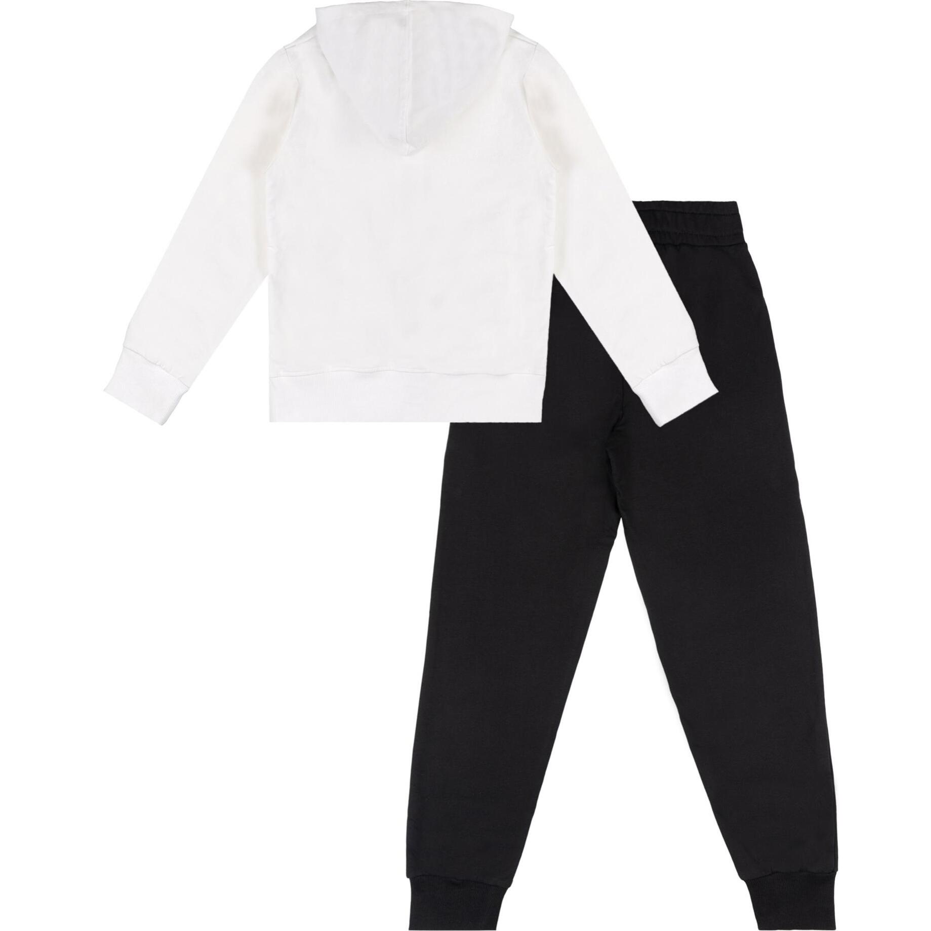 Tuta invernale da bambina con cappuccio e zip "Gold"