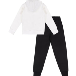 Tuta invernale da bambina con cappuccio e zip "Gold"