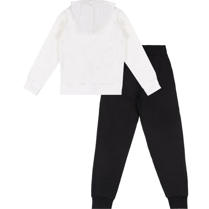 Tuta invernale da bambina con cappuccio e zip "Gold"