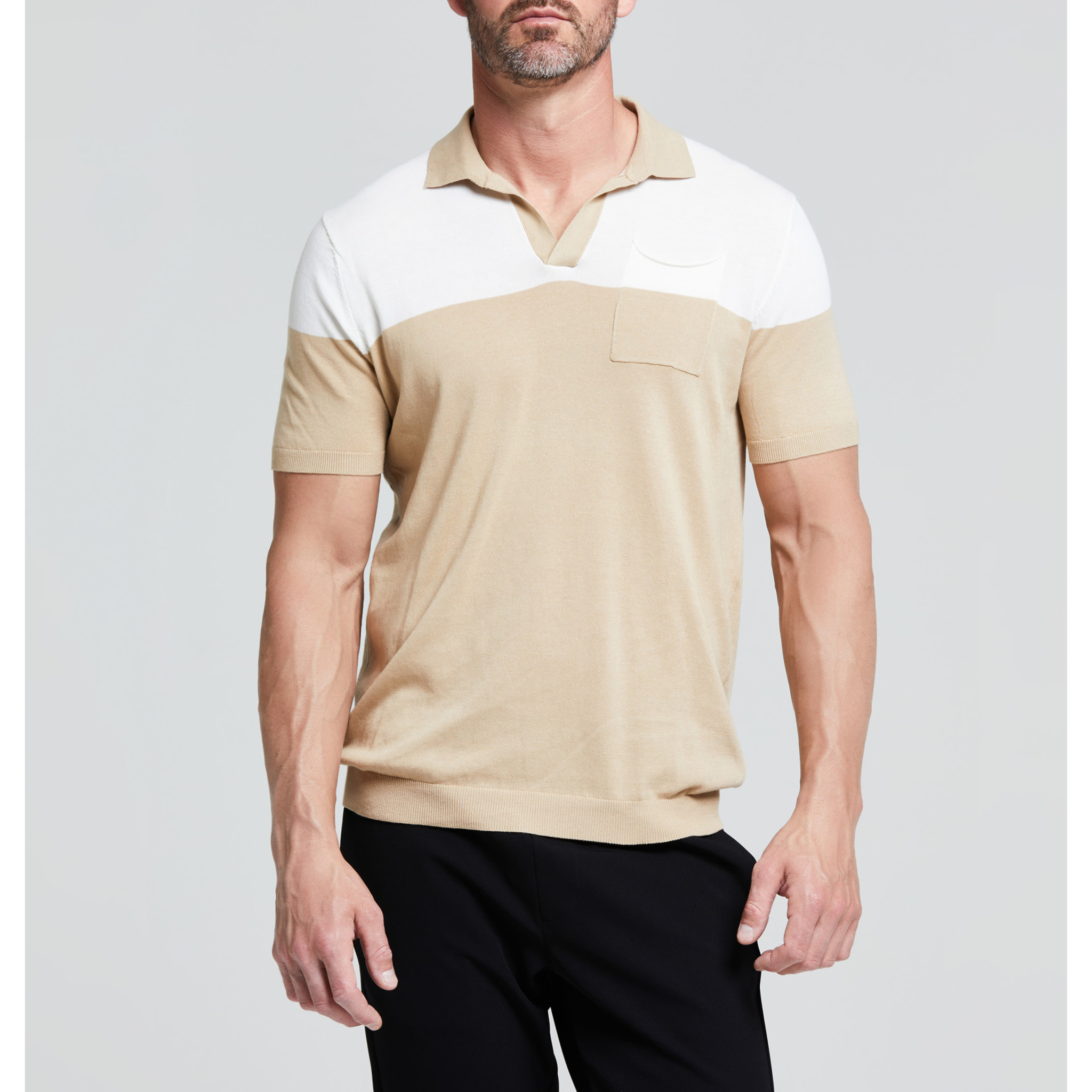 MAGLIA MIRKO SCOLLO A V MANICA CORTA