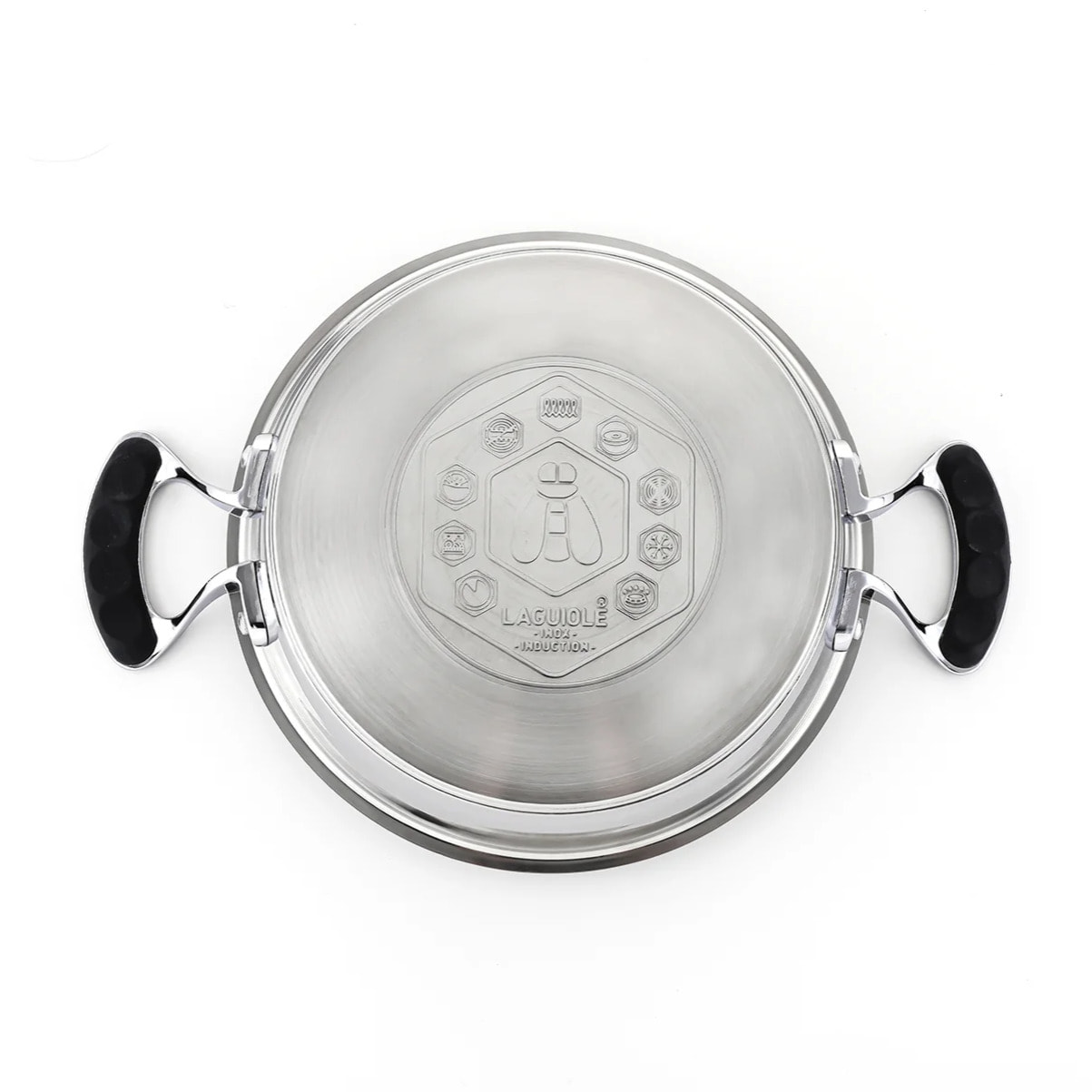 Cuit-pâtes multifonctions 24 cm en inox 18/8