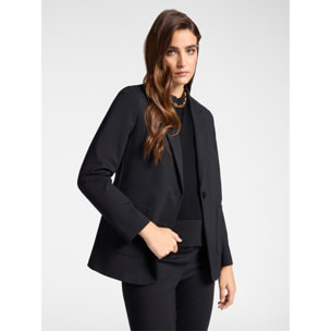 Elena Mirò - Blazer de punto Milano - Negro