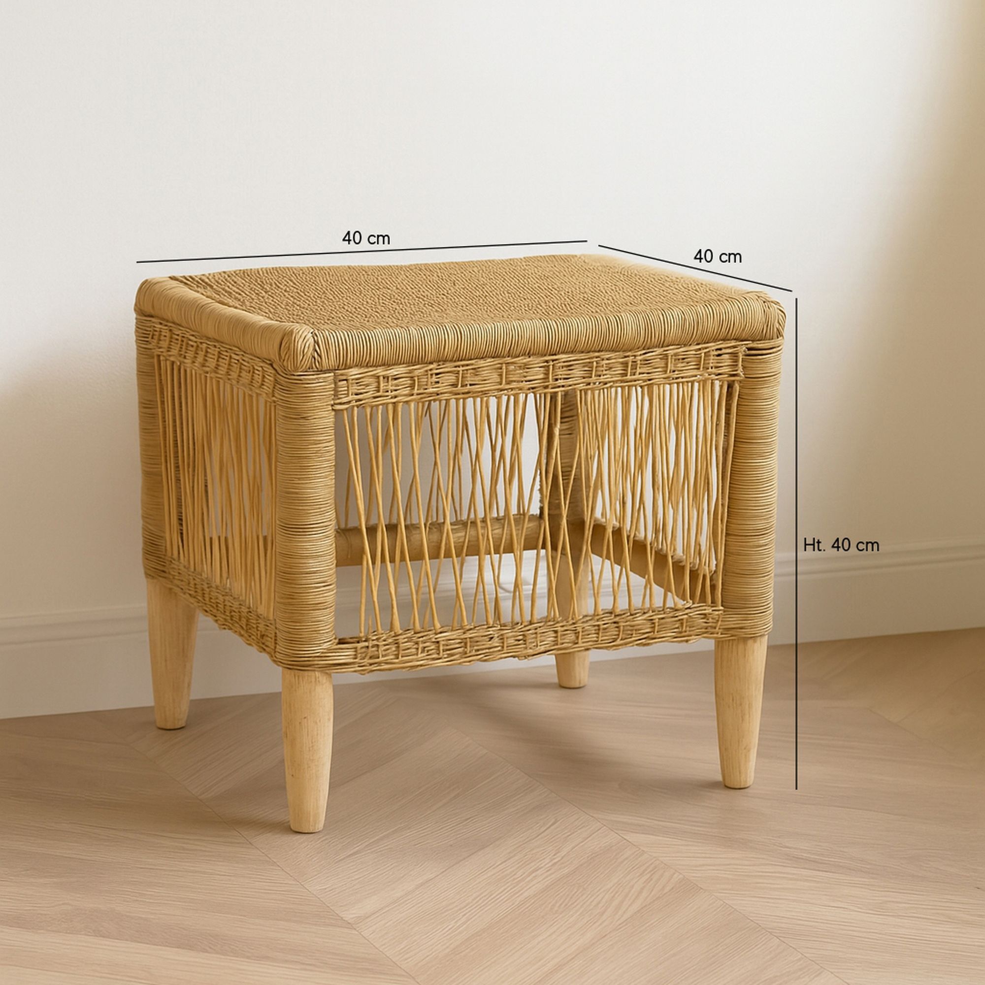 Bout de canapé en rotin ZOMBA