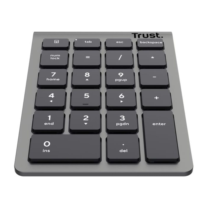 Pavé numérique TRUST Sans fil en aluminium