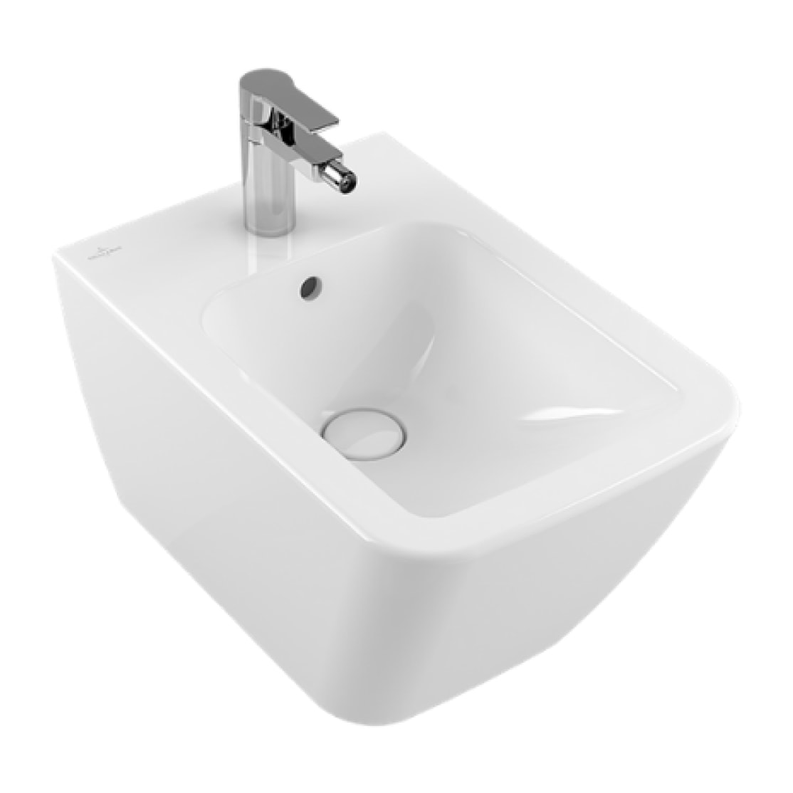 Bidet suspendu Fanion avec Bati support Grohe