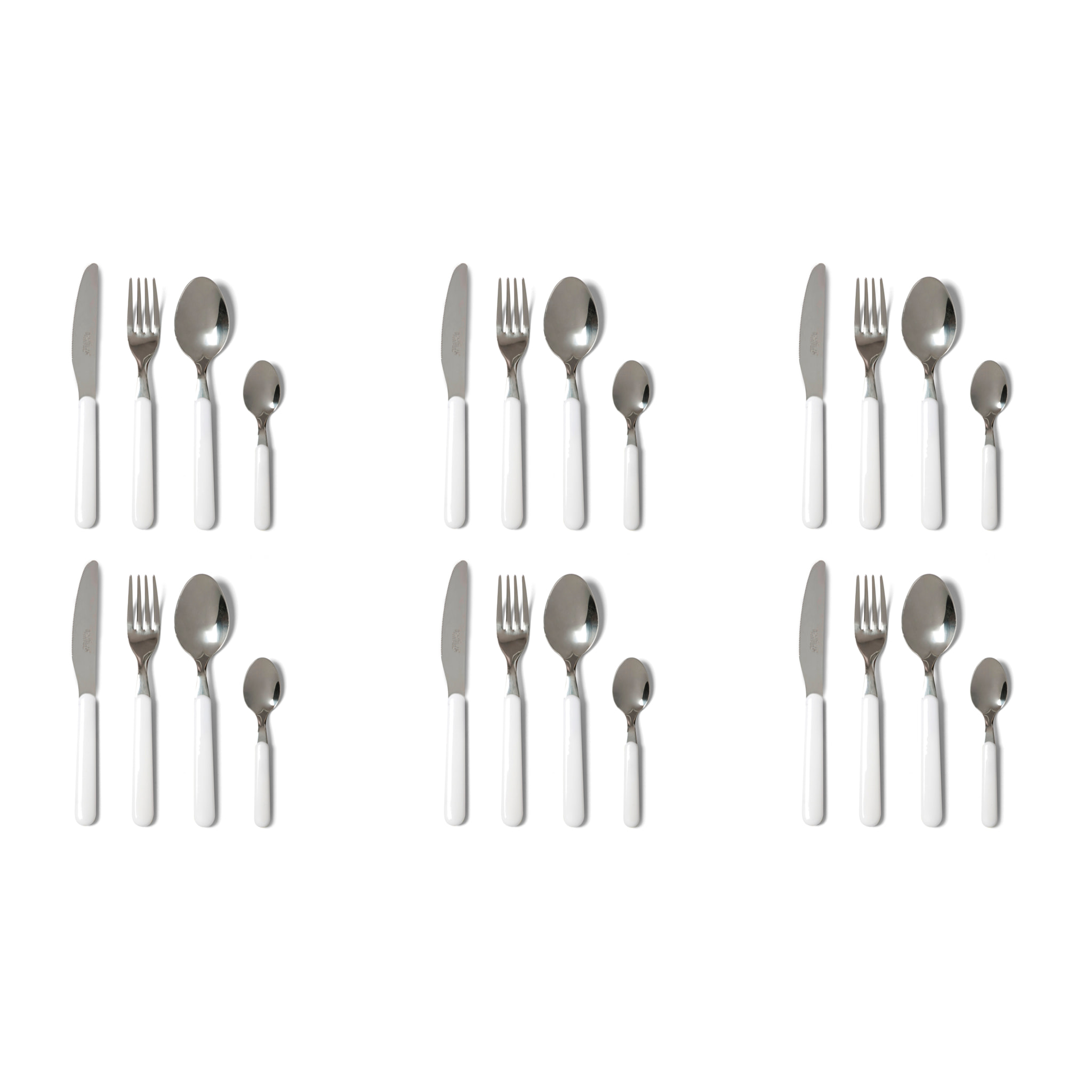 Servizio 24 posate Excelsa – Fashion, Acciaio Bianco