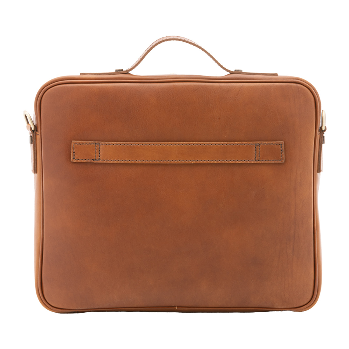 Borsa a mano  unisex In Vera pelle Made in Italy 38x32x6 cm