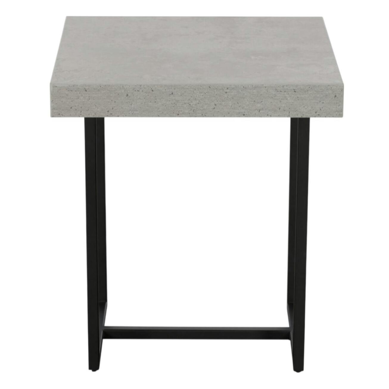 Bout de canapé design aspect béton KINGSTON