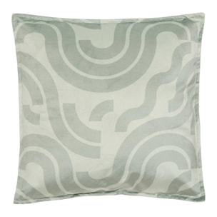 Coussin Lilou carré 45x45cm vert