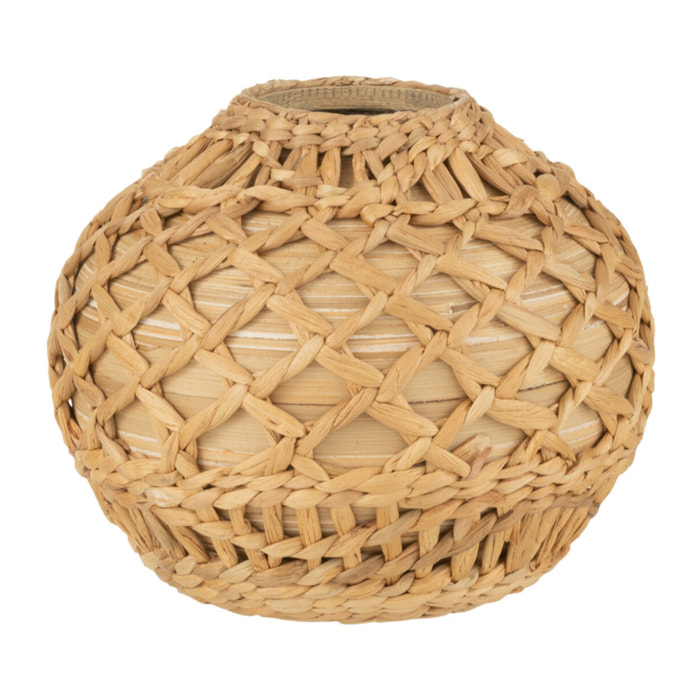 J-Line vase Tresse - bambou - naturel - small - Ø 25.5 cm