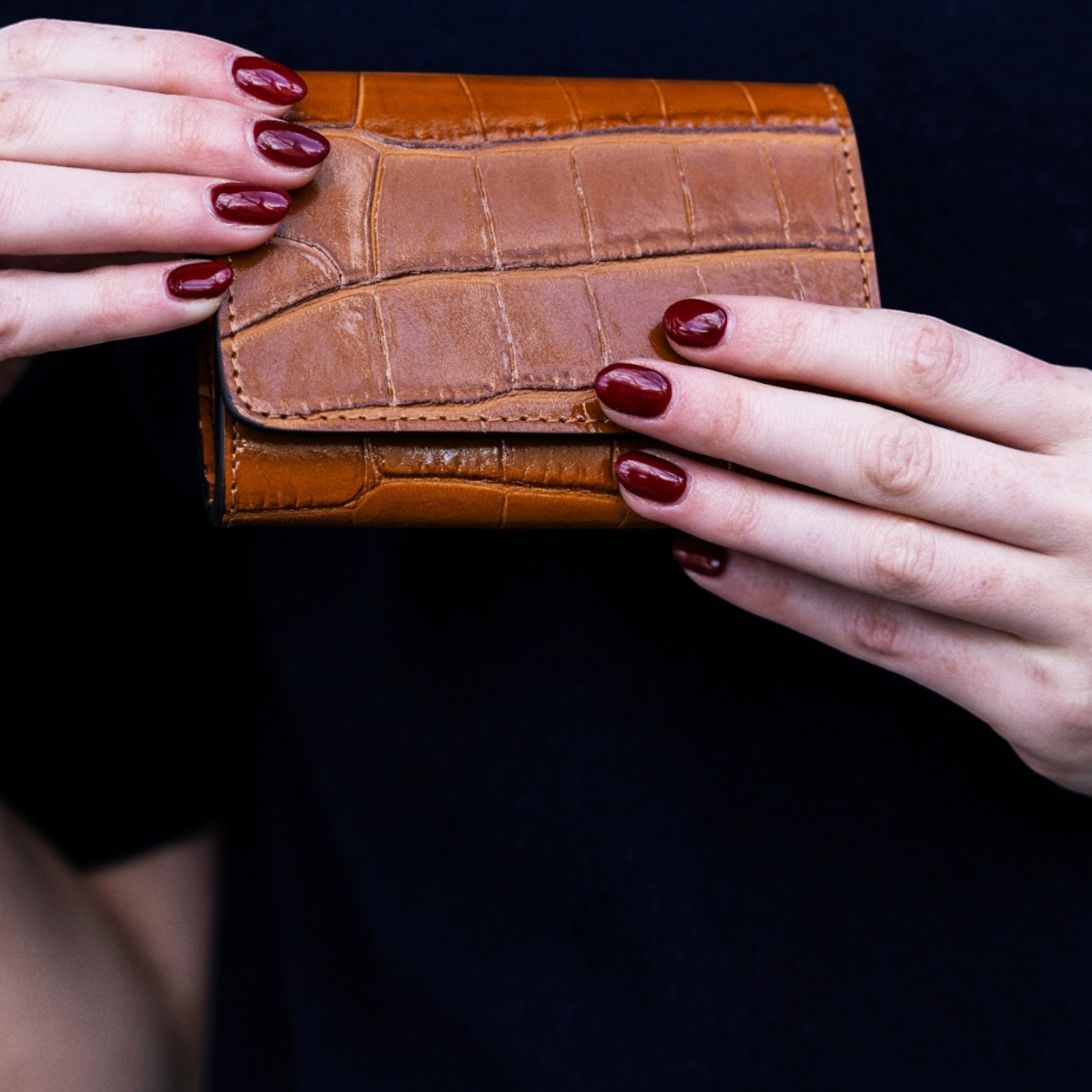 Cartera Cheval Firenze Cosmo Mini Croc Cuero