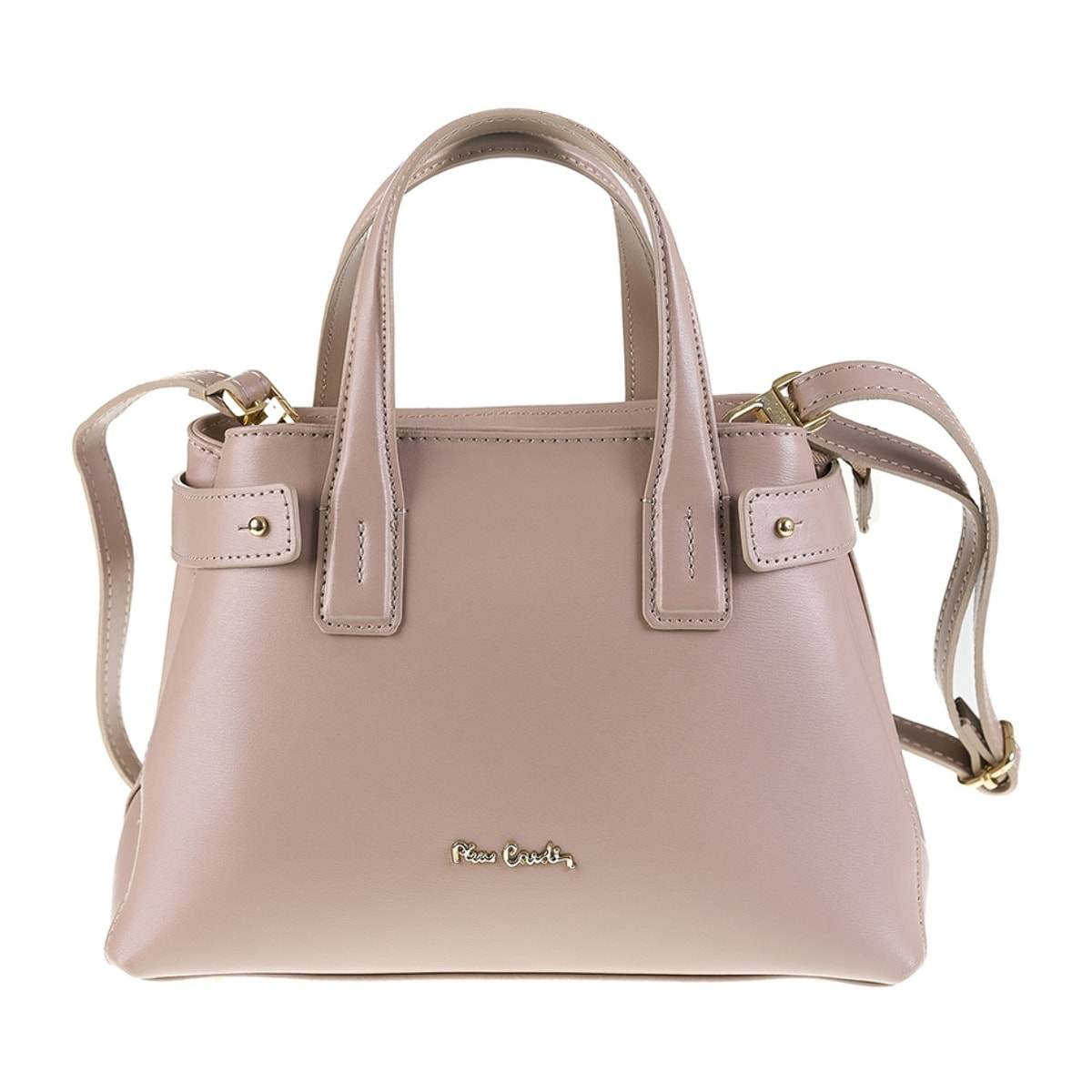 Borsa a mano da donna Made in Italy - Modello Edera Pro - 100% pelle - 27.5 x 20.5 x 10.5 cm