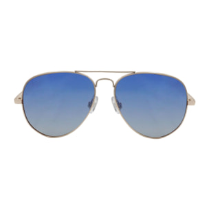 Gafas de sol PALO ALTO SAN DIEGO - Metal dorado / Azul degradado