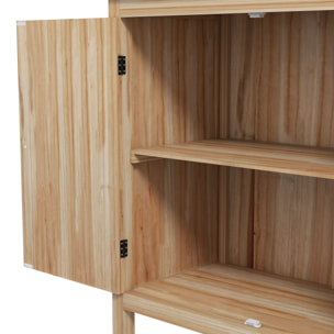 Table de rempotage armoire de jardin 2 en 1 bois sapin acier