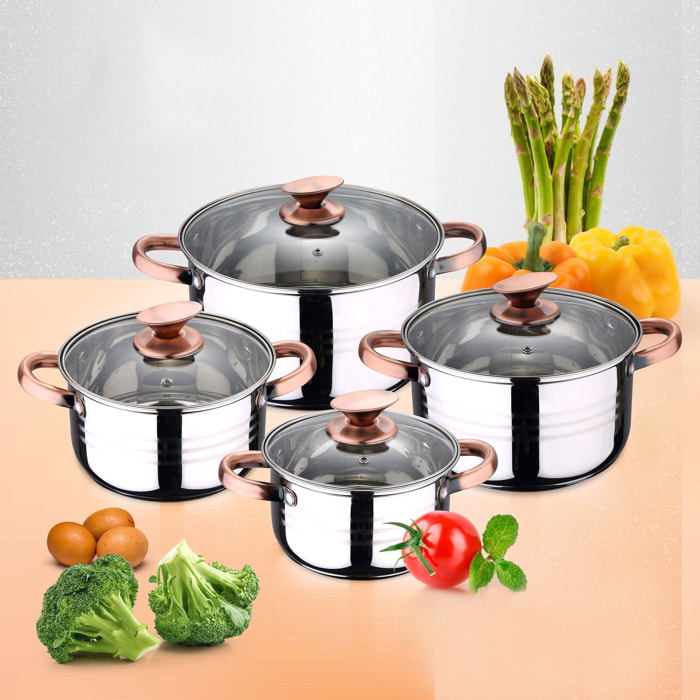 Bateria de cocina 8 piezas SAN IGNACIO