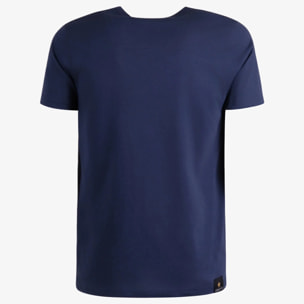 T-shirt Esercito blu in cotone uomo