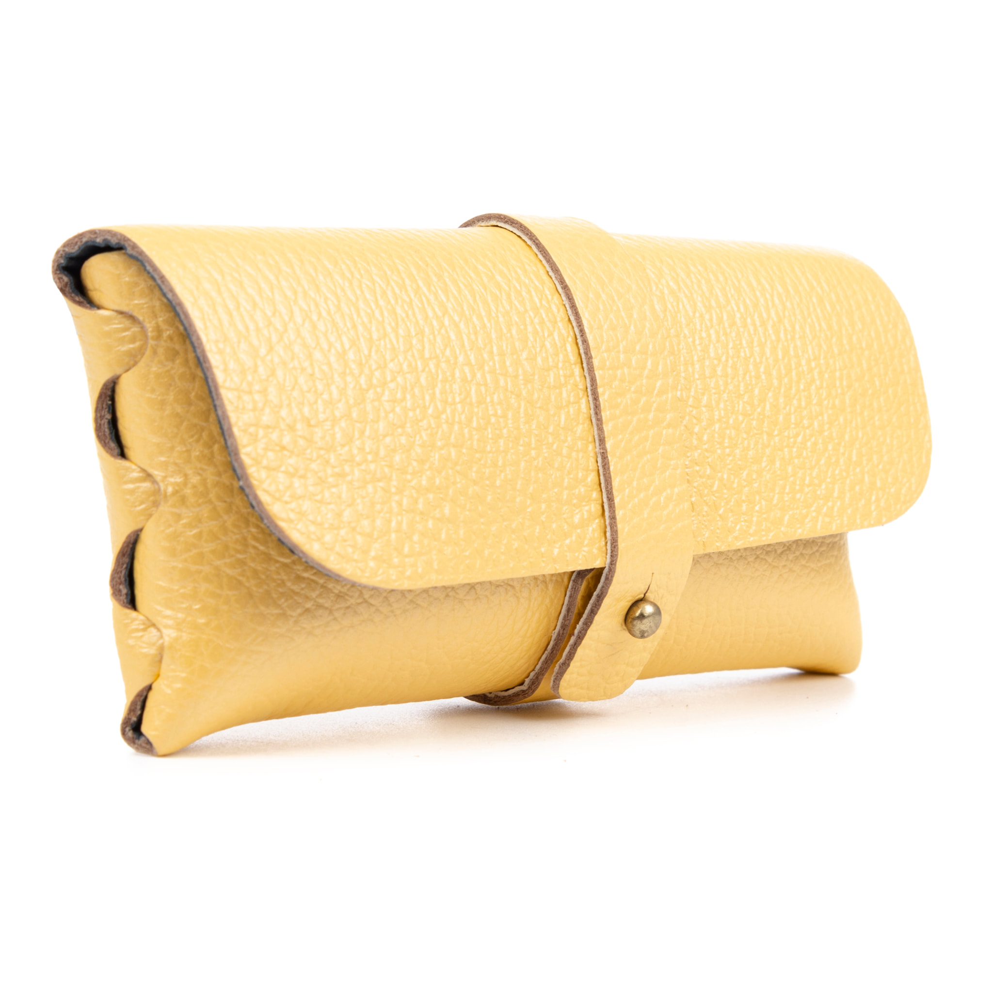 Argelato mini bolso de mano / cartera mujer. Piel auténtica Dollaro.