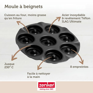 Moule pour 8 beignets au four 33 Zenker Black Metallic
