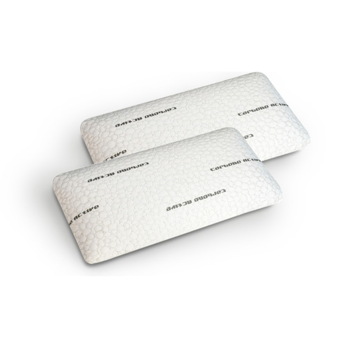 Pack de 2 Almohadas Visco Carbono