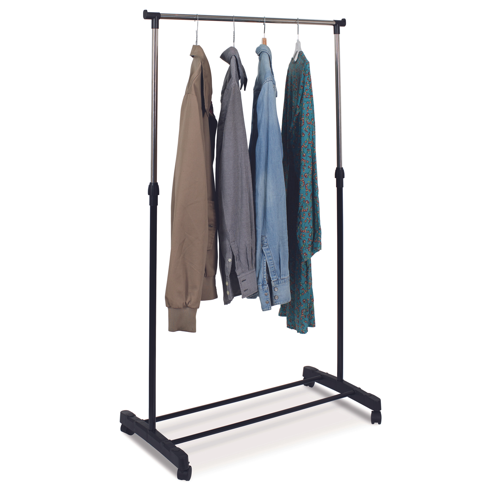 Portant Metal Roulette 80x43x160cm