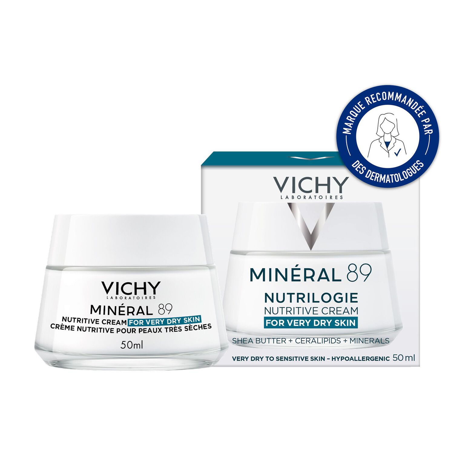 Nutrilogie 2  - Crème de Jour Hydratante & Nourrissante 50 ml