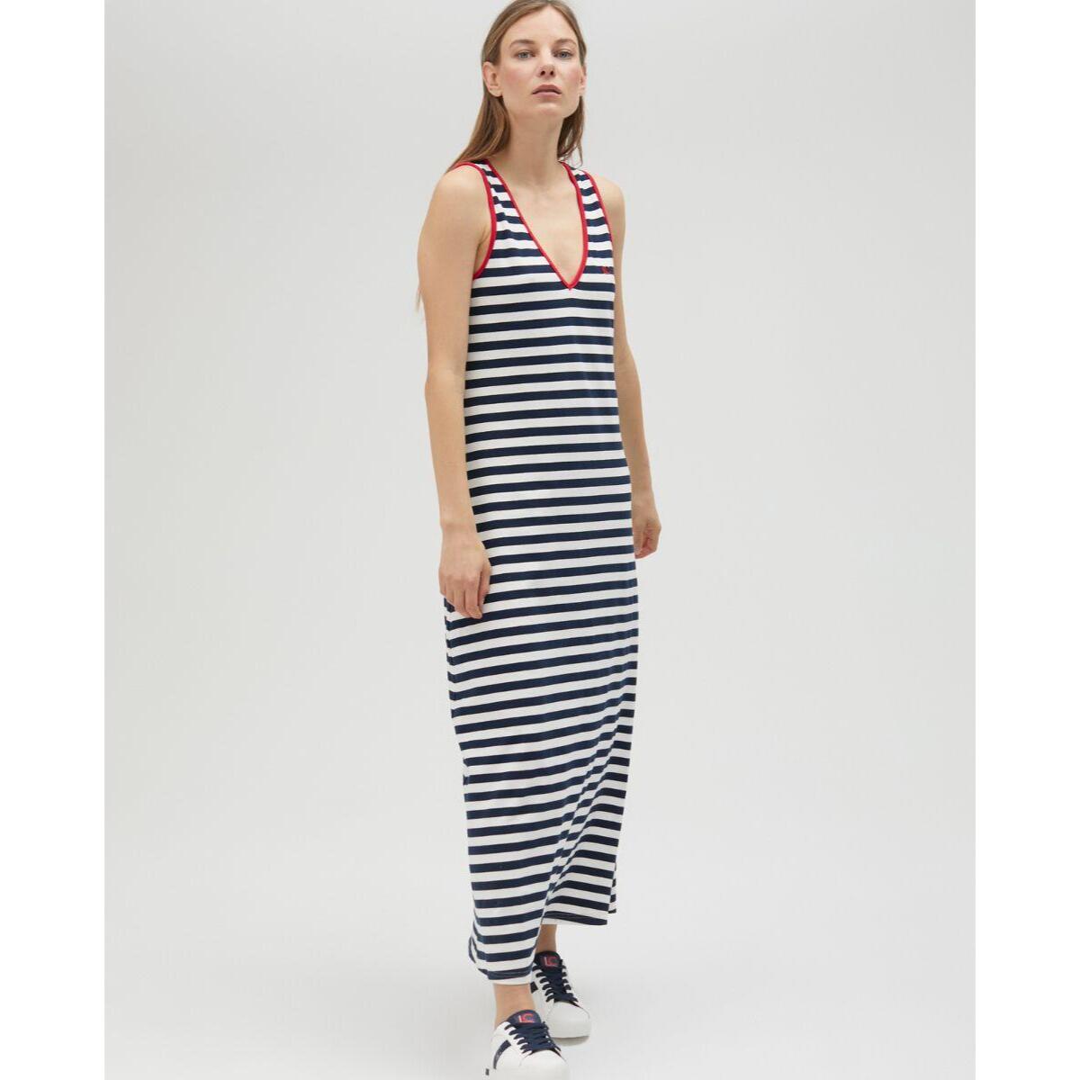 Abito a righe con dettagli di rifinitura edizione AM