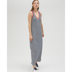 Abito a righe con dettagli di rifinitura edizione AM