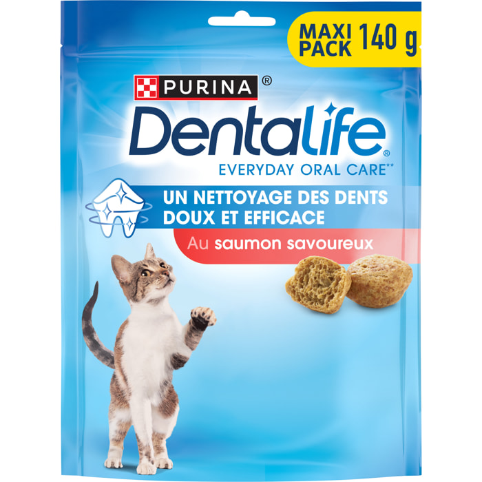 DENTALIFE Chat Friandises Saumon 140g - Lot de 5