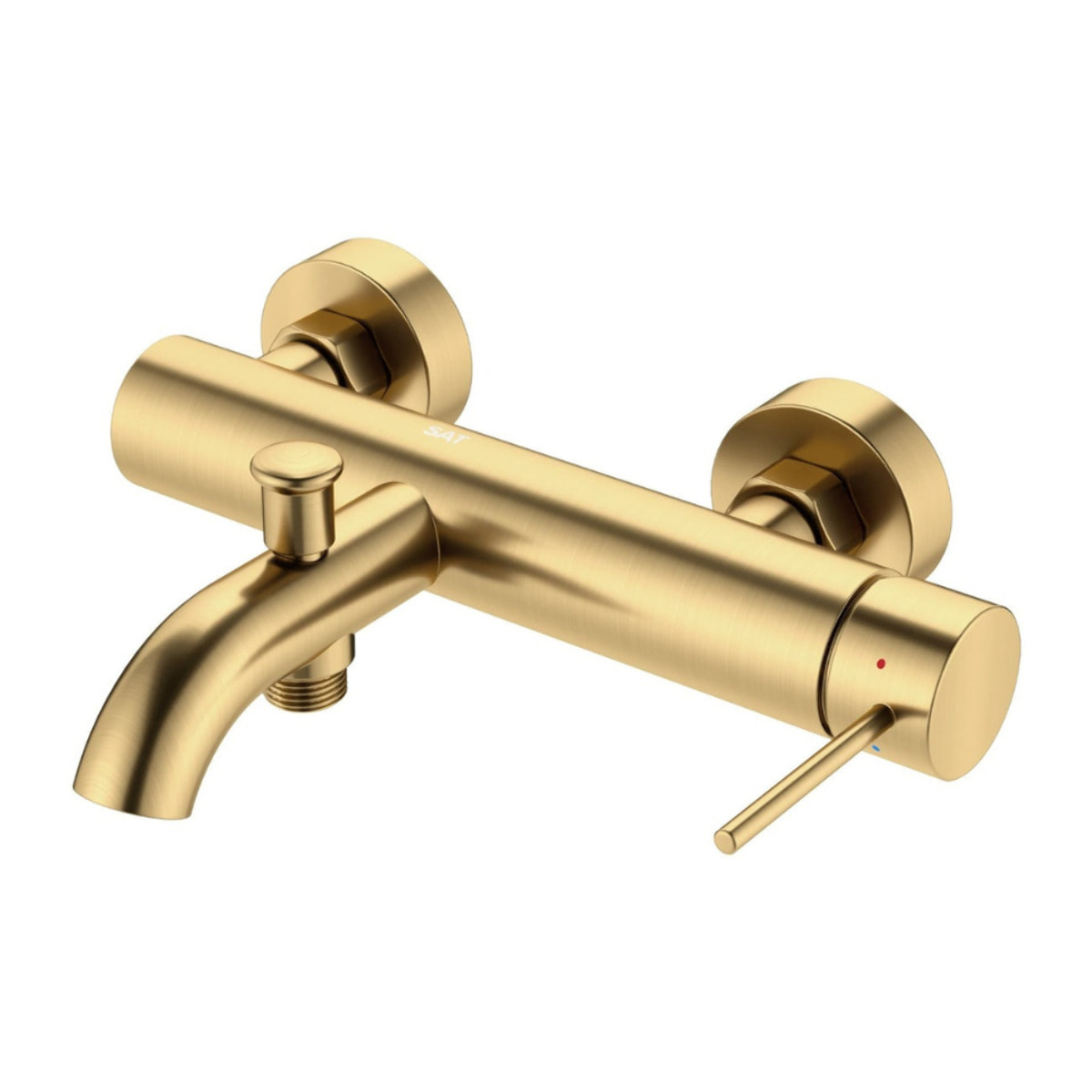 Aurum mitigeur bain/douche 150 mm à levier, or brossé (SATBAUR222BG)