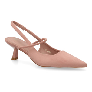 Zapatos de tacon destalonados elegantes