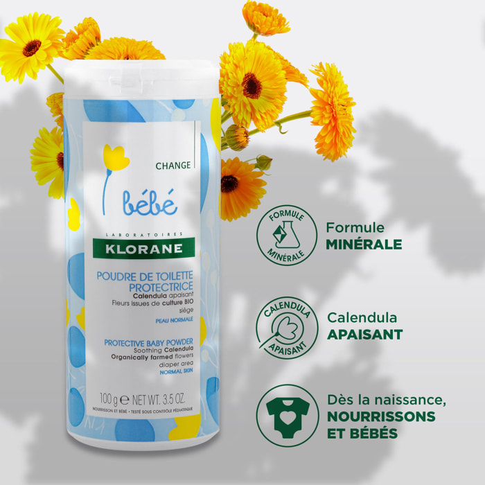 Poudre de Toilette Bébé - Au Calendula 100g