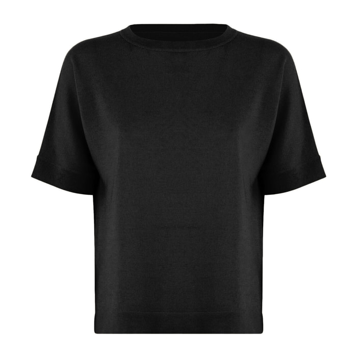 Top a maniche corte Merino Blend Top Short Sleeves