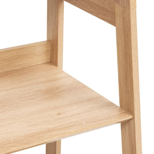 Etagère 4 niveaux Abana bois clair