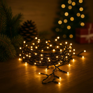 Guirnalda con 80 Luces LED Blanco Extra Cálido con 8 Funciones y Temporizador - 6 metros