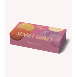 Set vernis semi-permanent - Sunset Soiree - 5x 15 ml