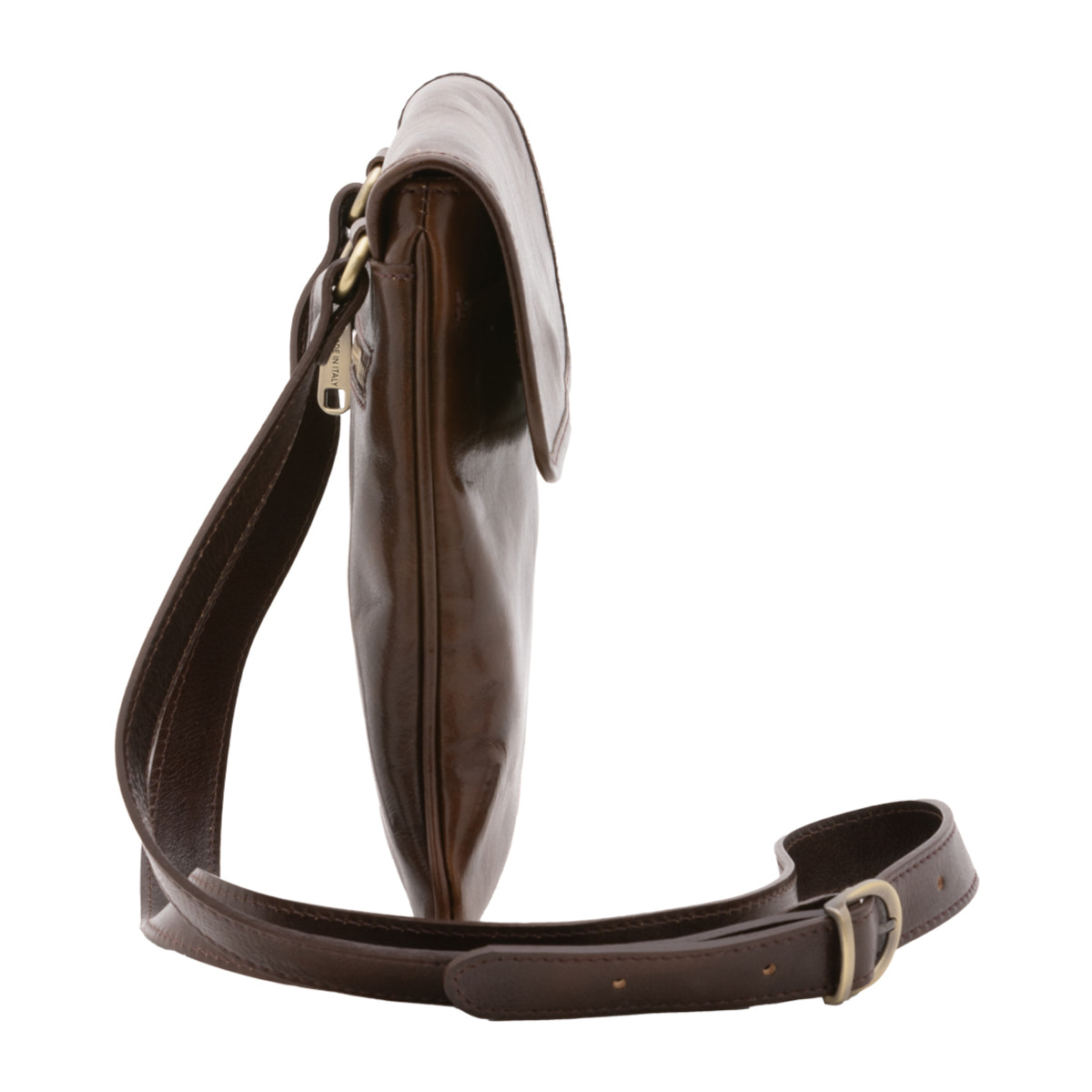 Borsa a tracolla  da uomo In Vera pelle Made in Italy 25x23x4 cm